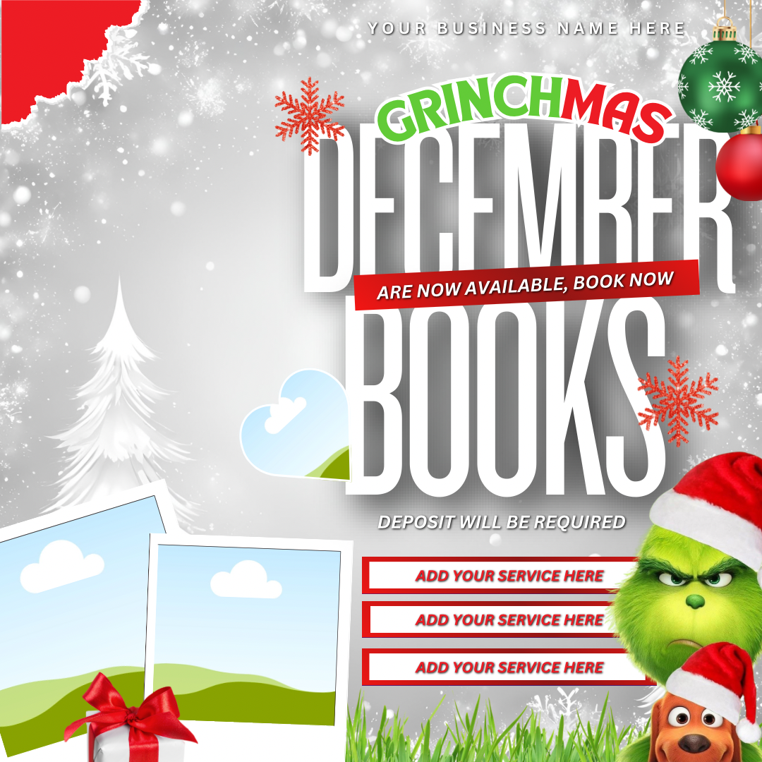 Grinchmas Books Flyer Template